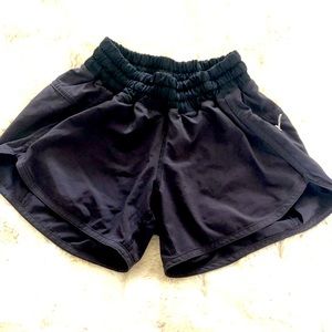 Size 2 Lululemon black shorts.